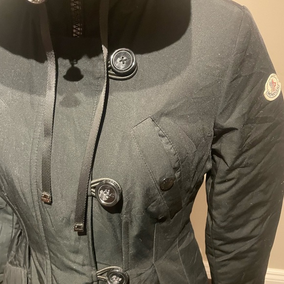 Women's MONCLER Aredhel Down Puffer Jacket Parka Coat Hooded . Size 0-XS - Picture 4 of 15